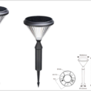 Đèn trụ sân vườn năng lượng mặt trời 75cm [Tích hợp chân cắm]